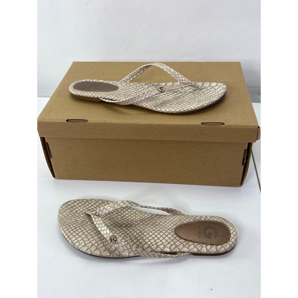 G by Guess Croc Print Sandals Size 6.5